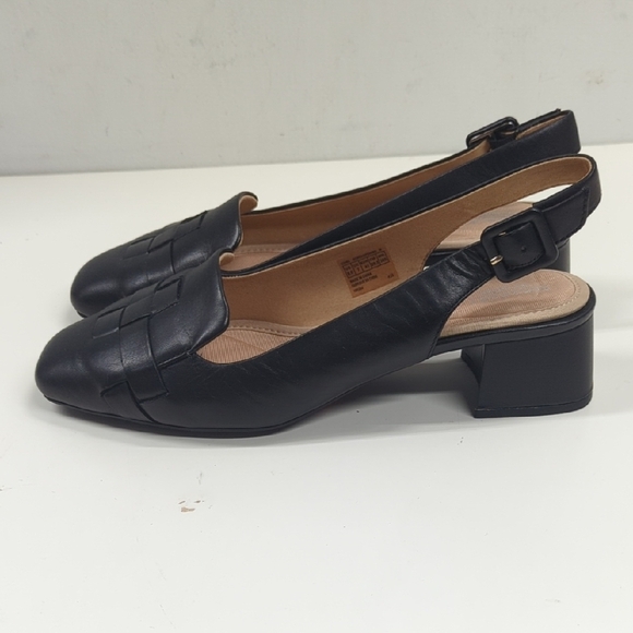 New Rockport Women's Tm Esma Slingback Flats in Black - Picture 5 of 9